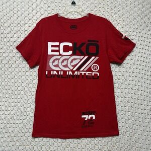 Ecko Unltd Shirt Mens Size M  Red Graphic T Rhino Brand Adult 100%cotton